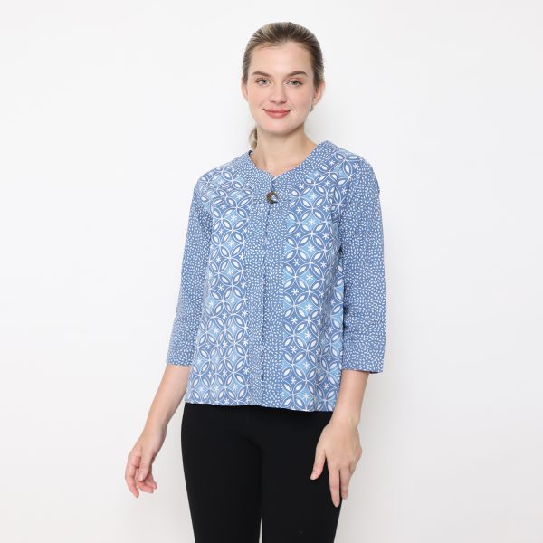 Bolero Alina Blue Kawung
